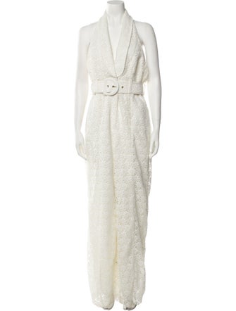 Zimmermann Lace Pattern Jumpsuit