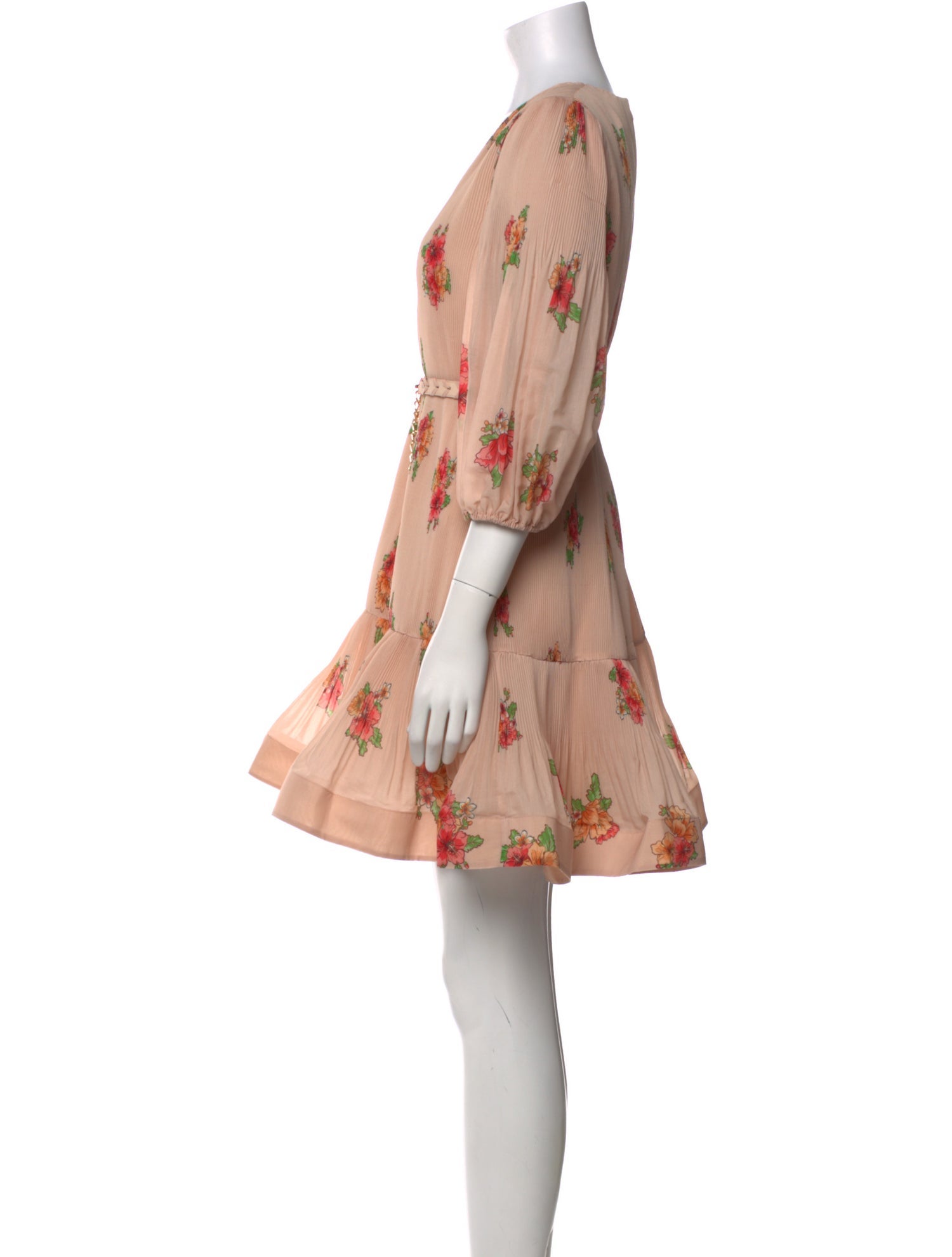 Zimmermann Floral Print Mini Dress w/ Tags