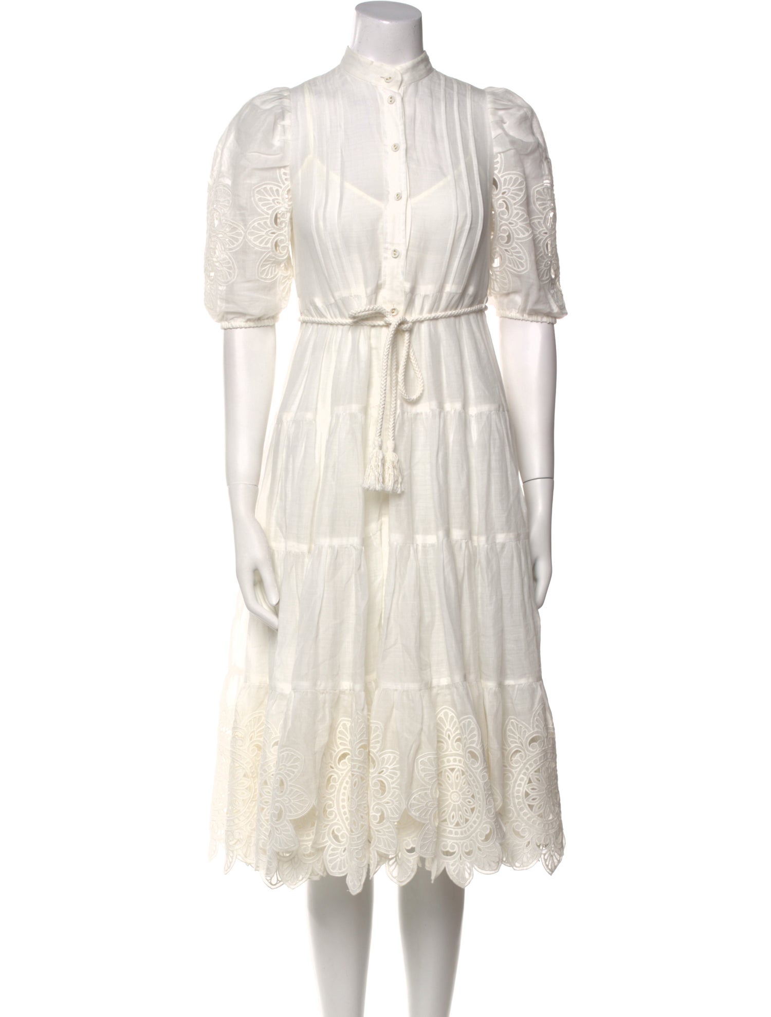 Zimmermann Linen Midi Length Dress