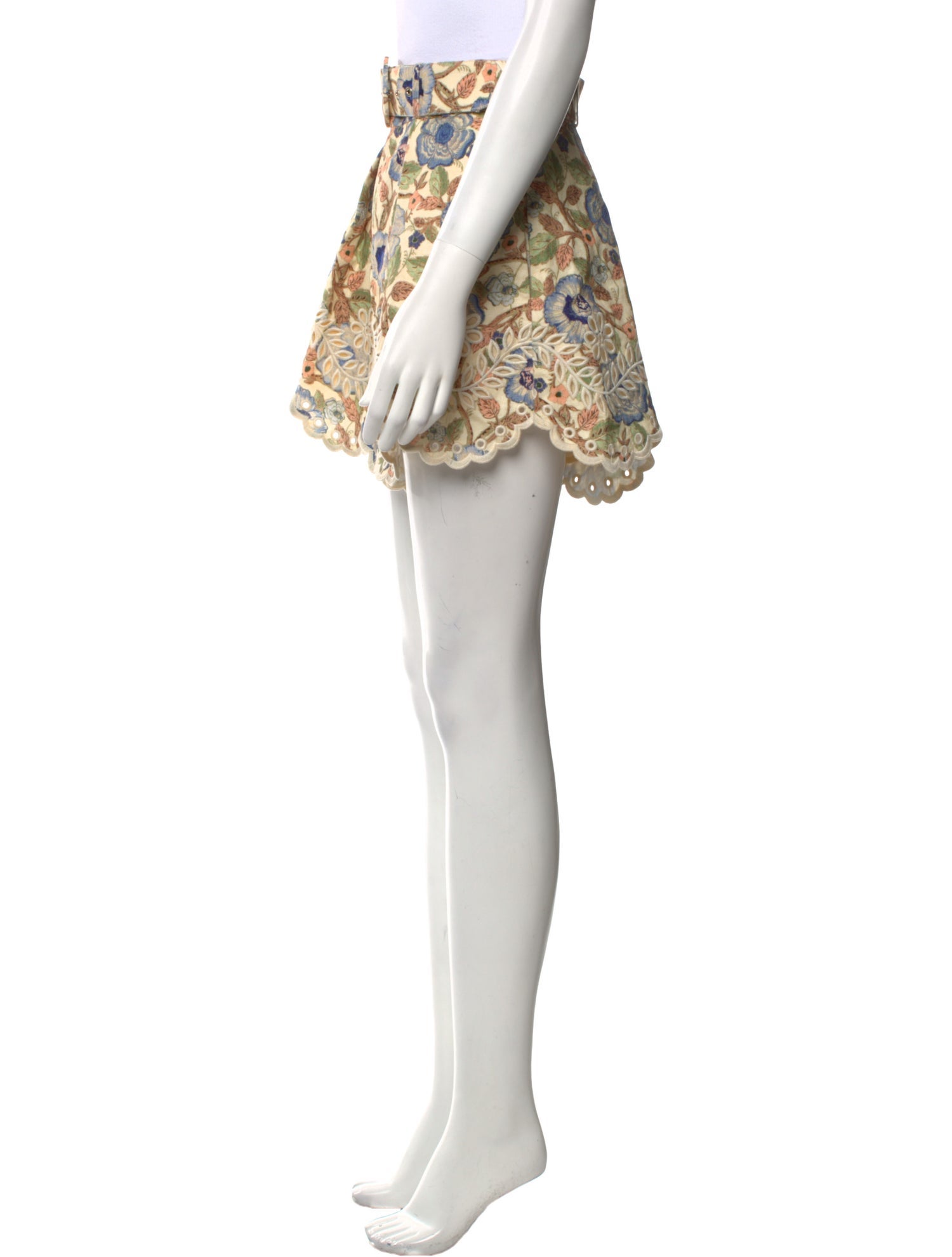 Zimmermann Linen Mini Shorts