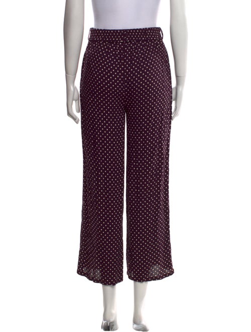 Zimmermann Polka Dot Print Wide Leg Pants