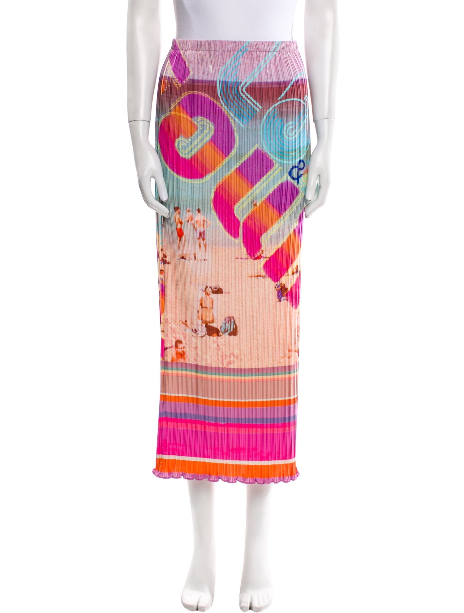 Zimmermann Printed Midi Length Skirt w/ Tags