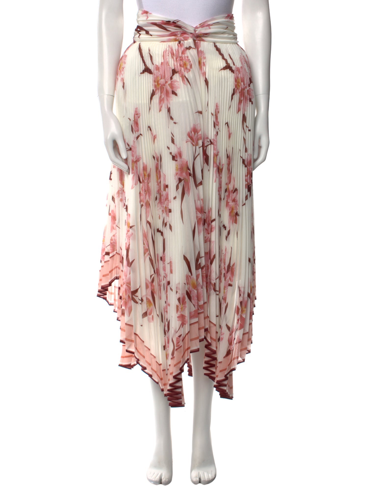 Zimmermann Floral Print Midi Length Skirt