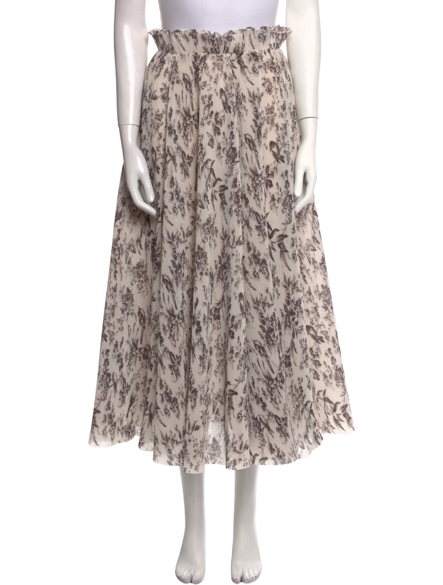 Zimmermann Printed Midi Length Skirt