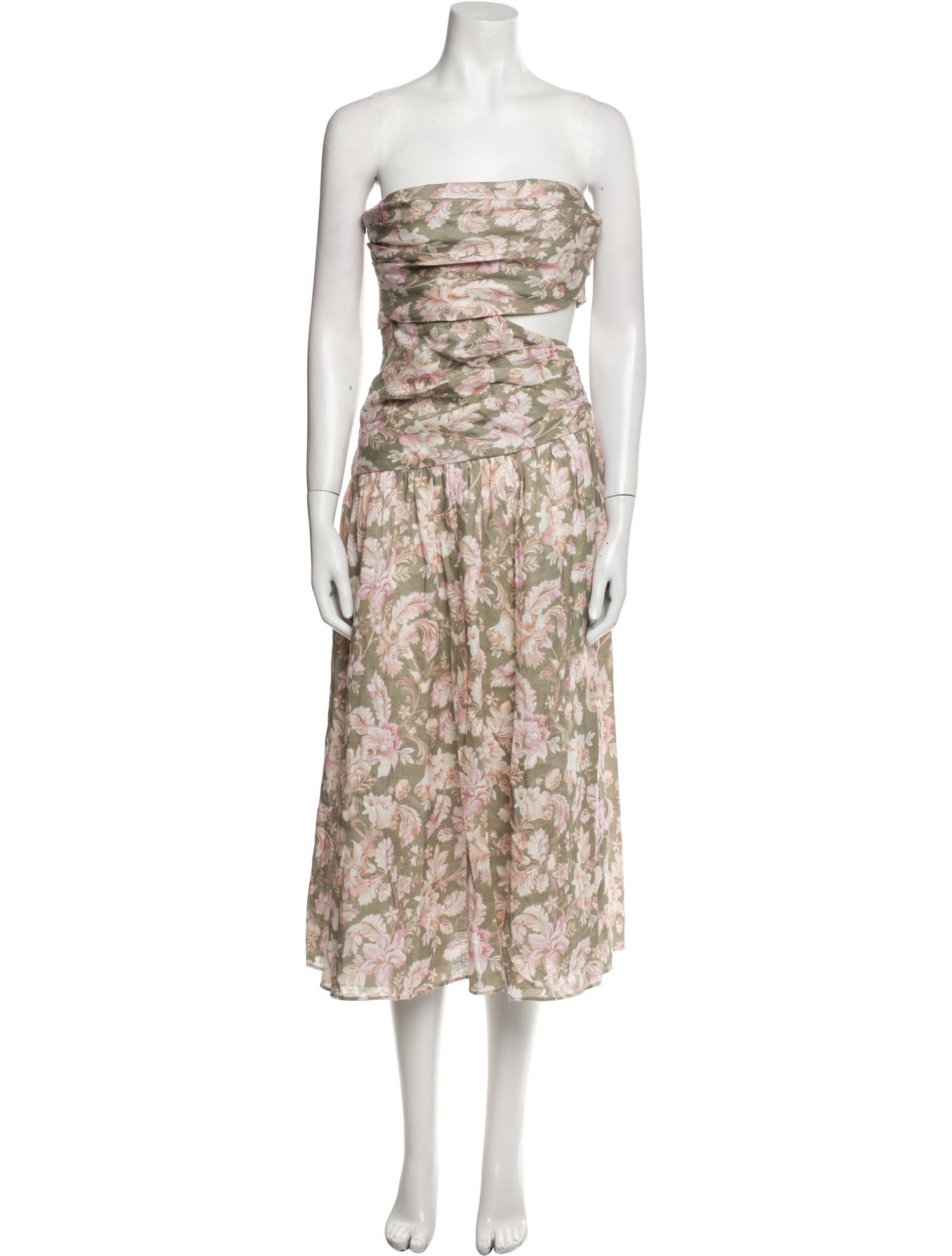 Zimmermann Linen Knee-Length Dress