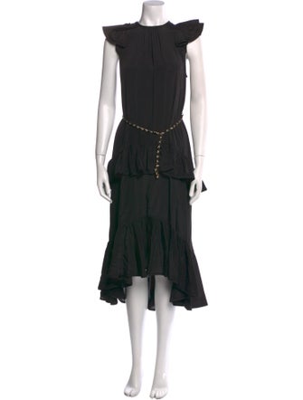 Zimmermann Crew Neck Long Dress