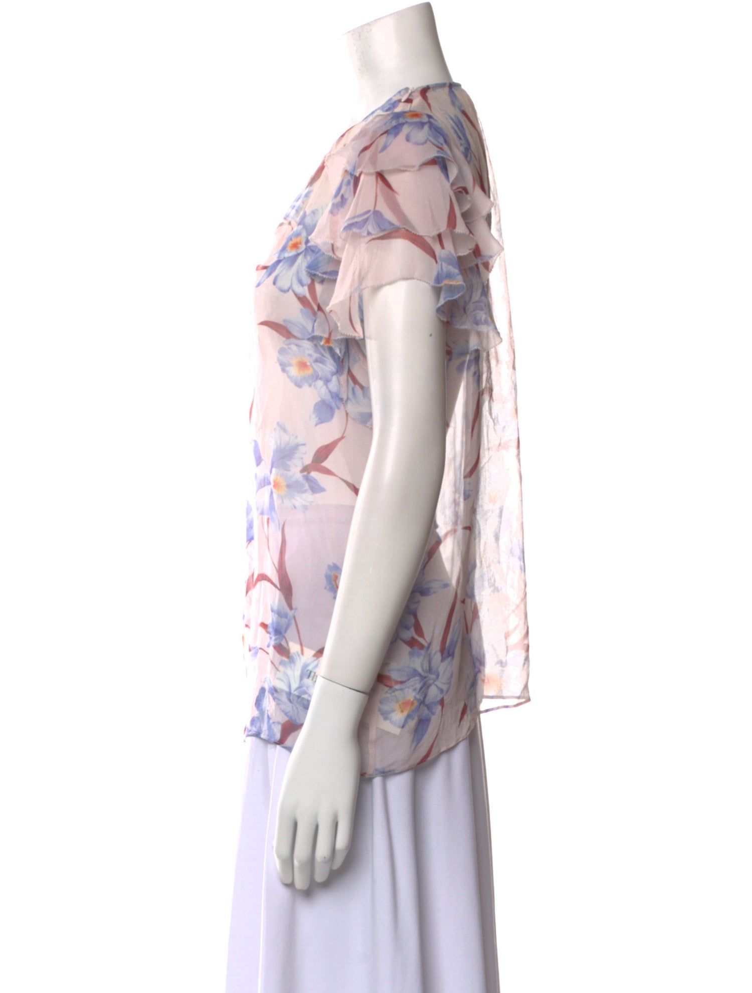 Zimmermann Silk Floral Print Blouse