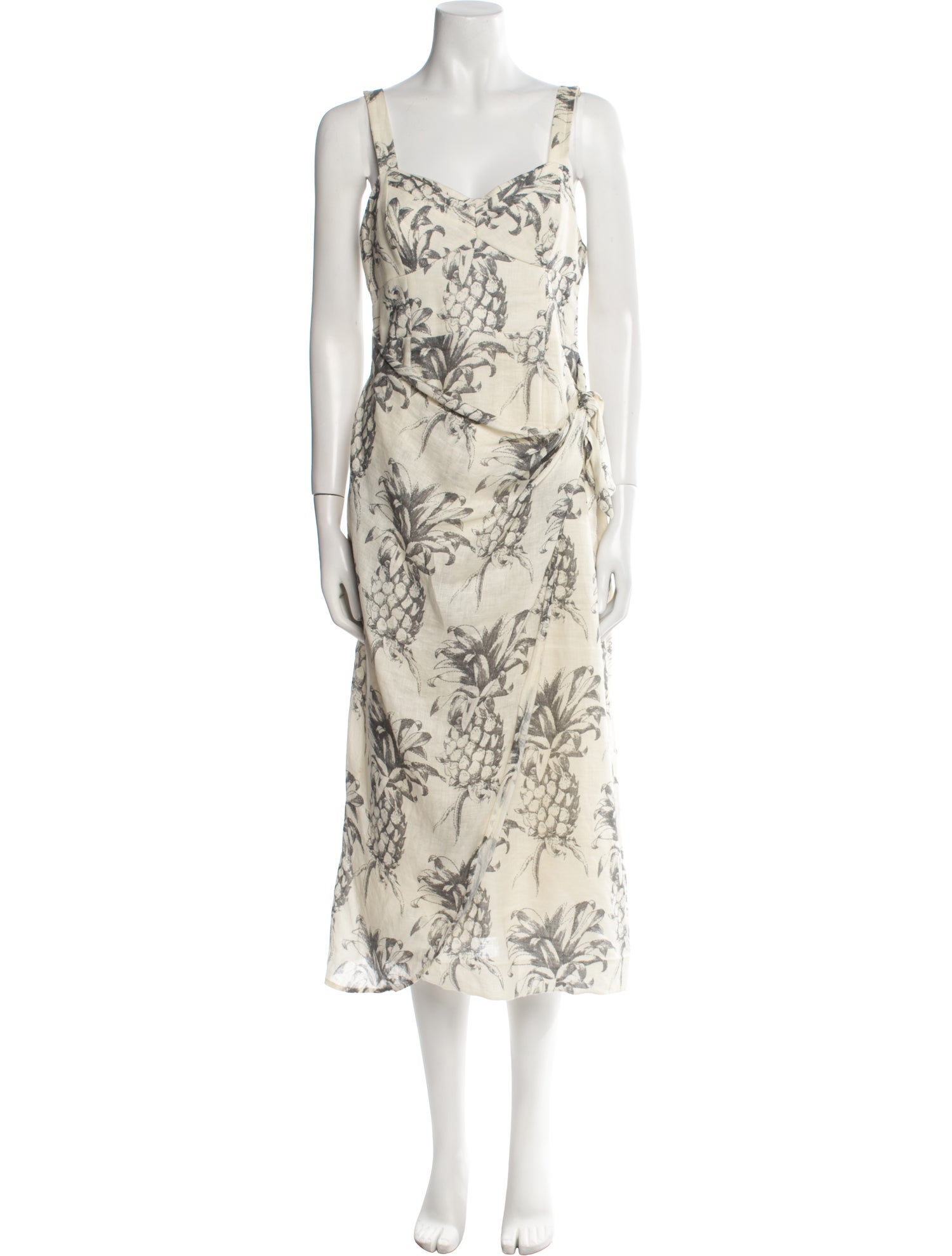 Zimmermann Linen Midi Length Dress