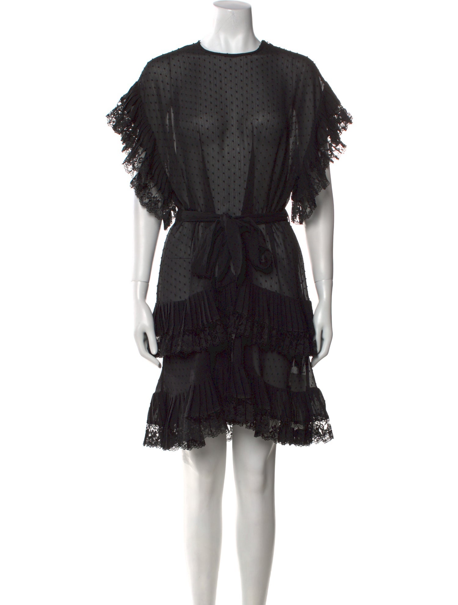 Zimmermann Lace Pattern Knee-Length Dress