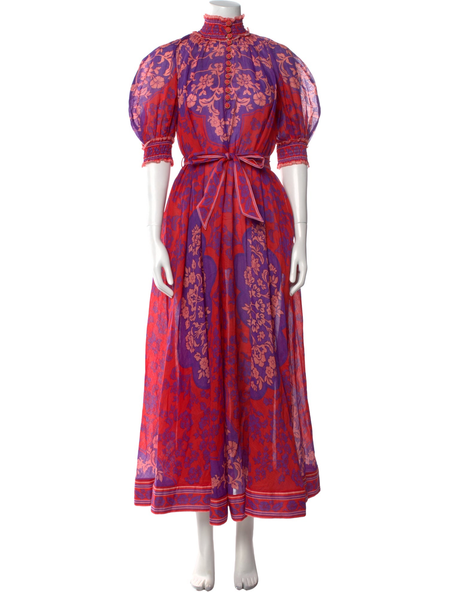 Zimmermann Floral Print Long Dress w/ Tags