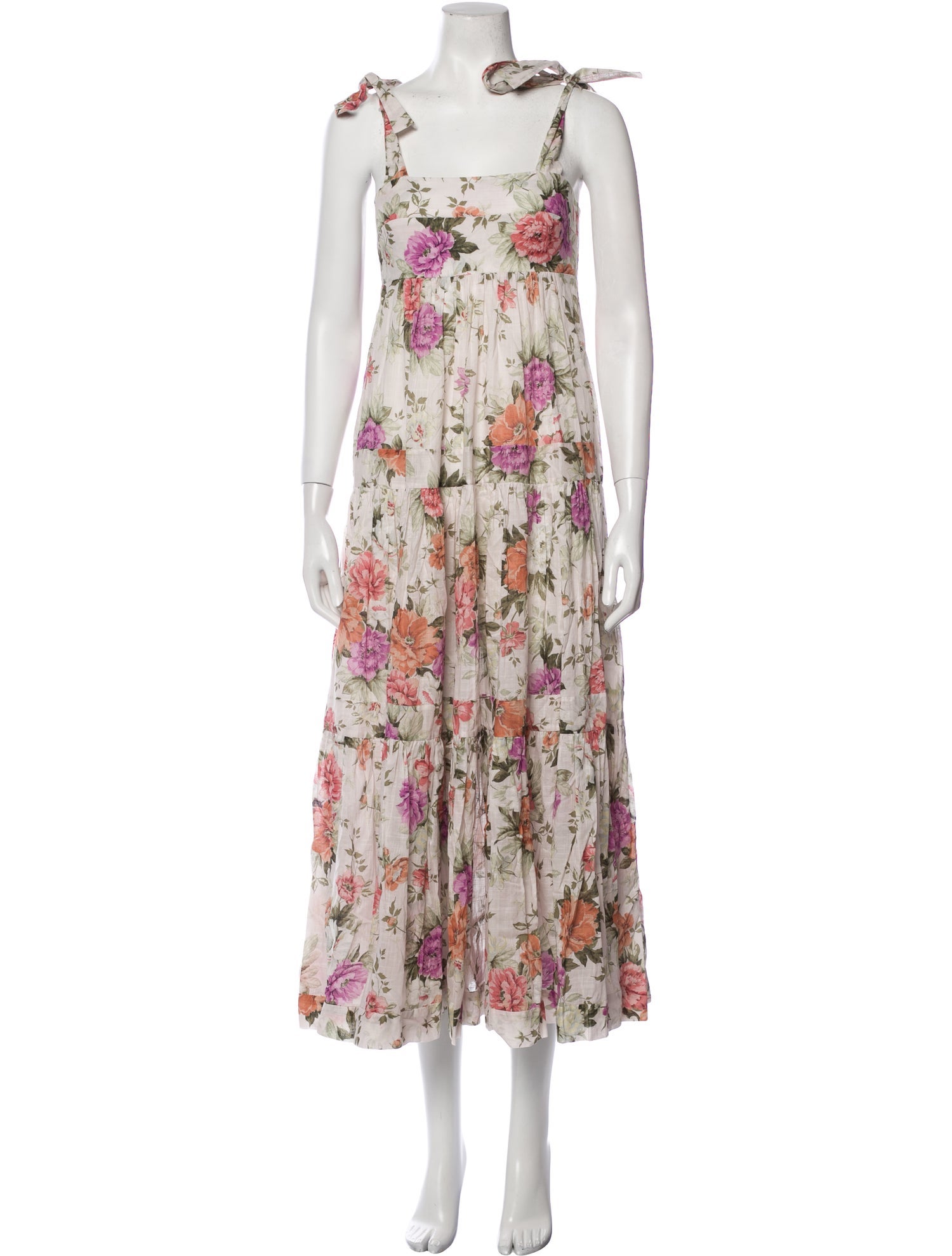 Zimmermann Floral Print Long Dress