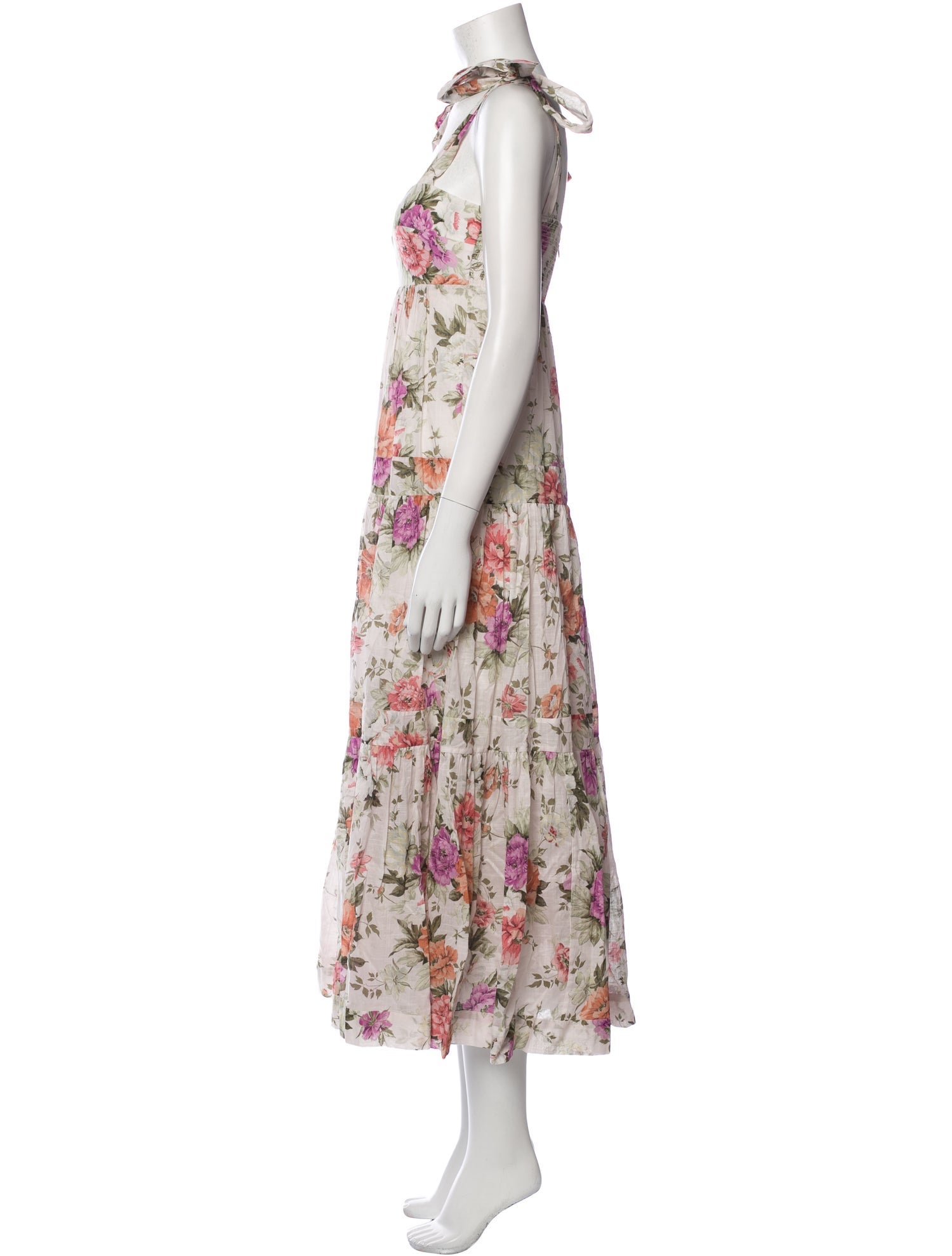 Zimmermann Floral Print Long Dress