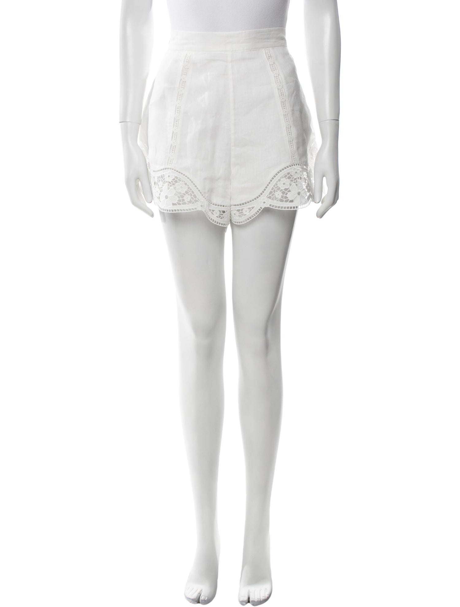 Zimmermann Linen Mini Shorts