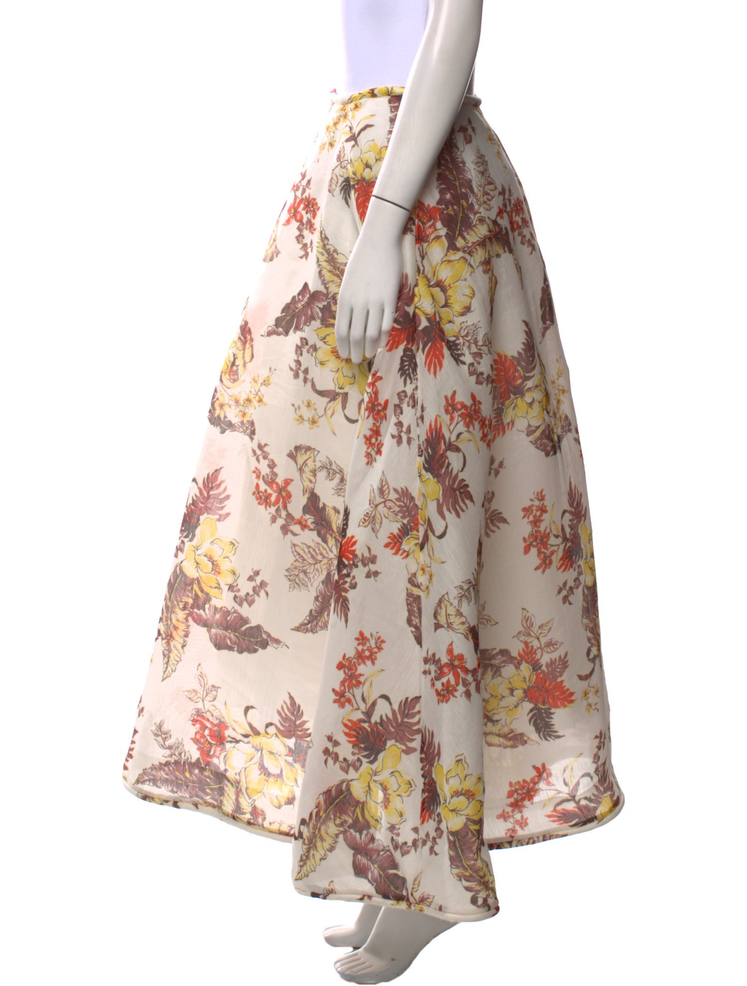 Zimmermann Linen Midi Length Skirt