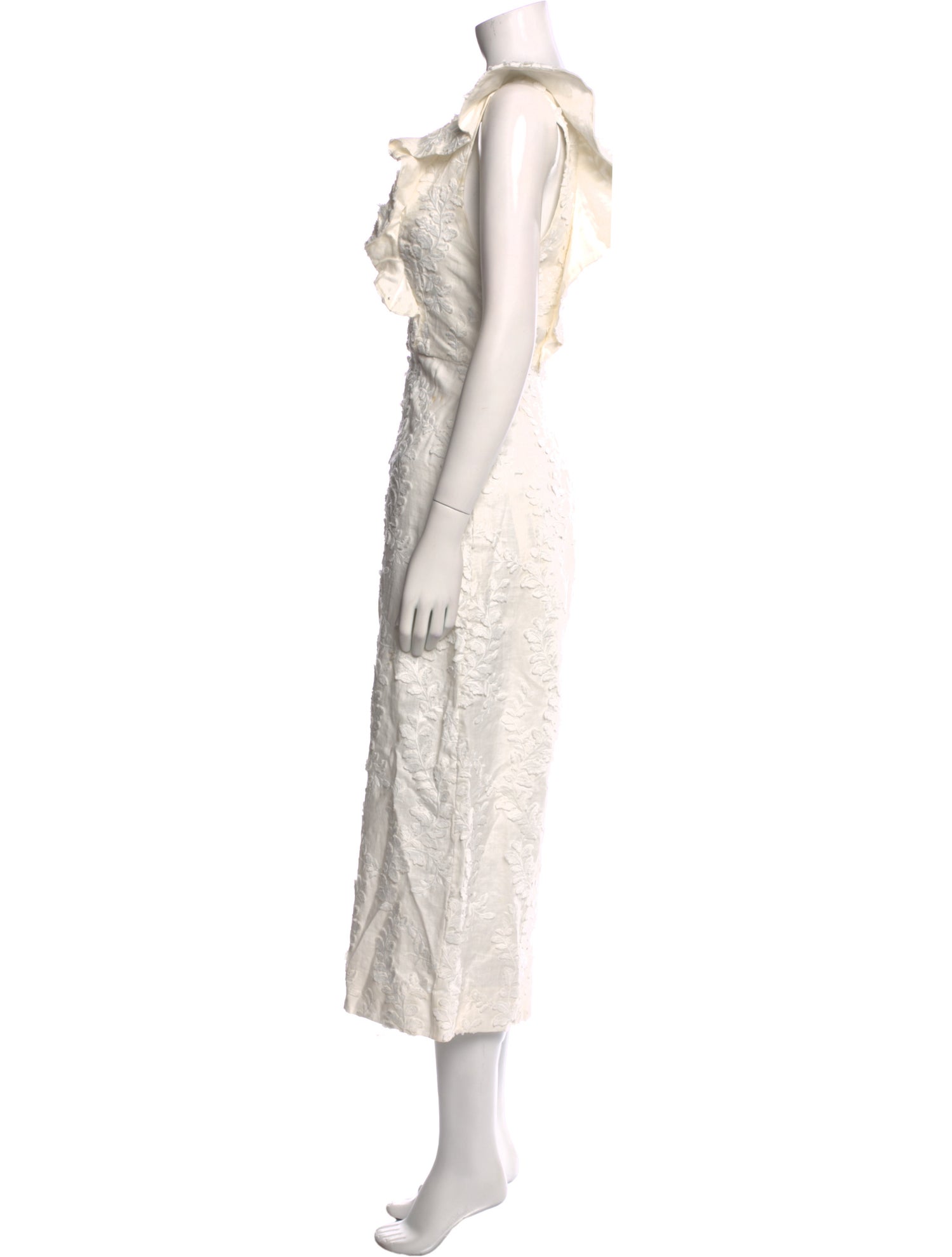 Zimmermann Linen V-Neck Jumpsuit