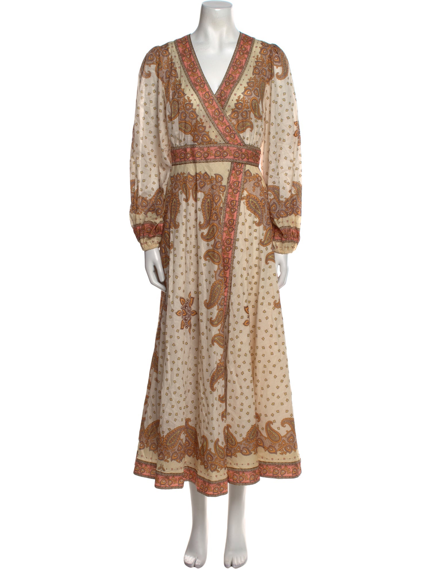 Zimmermann Paisley Print Long Dress