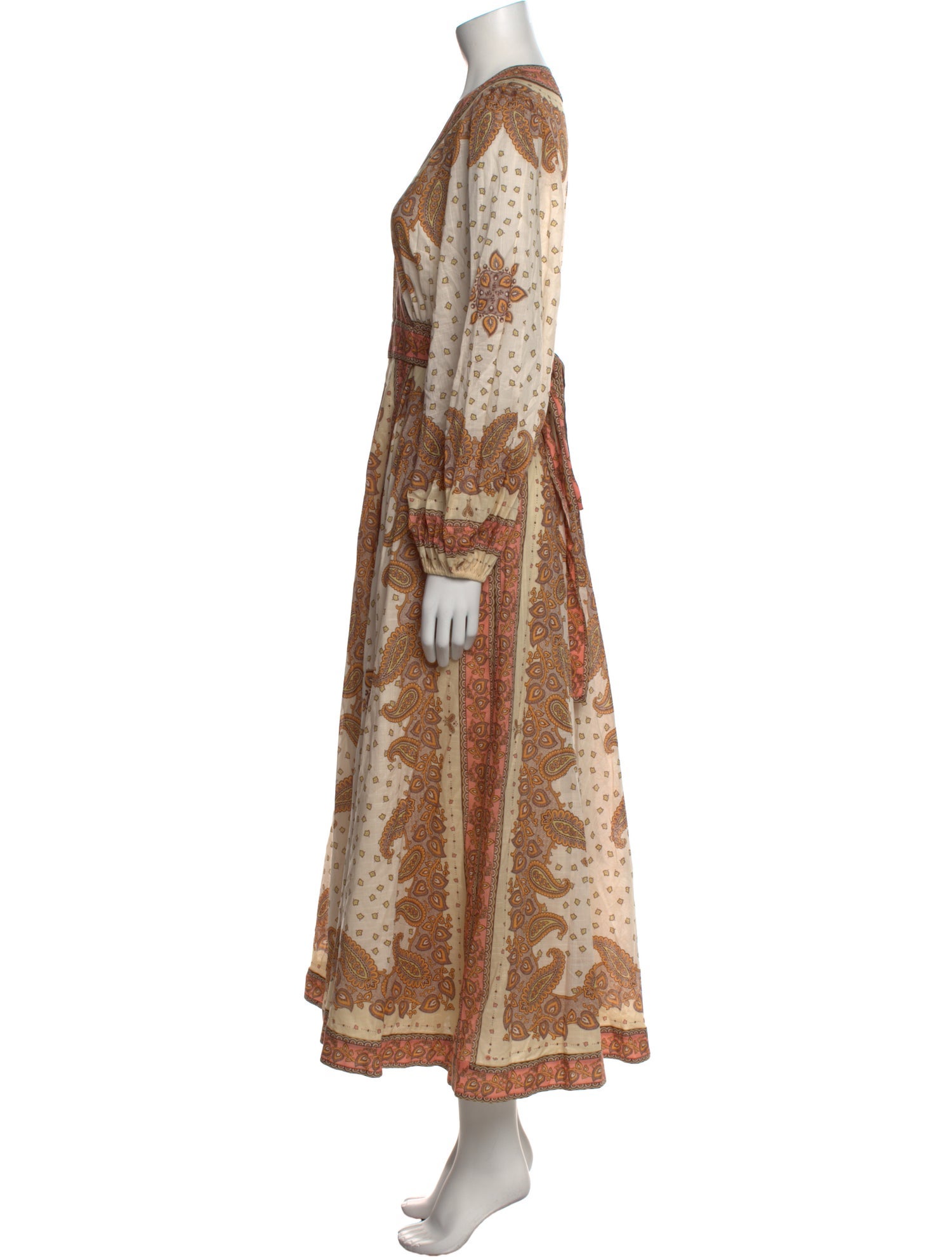 Zimmermann Paisley Print Long Dress