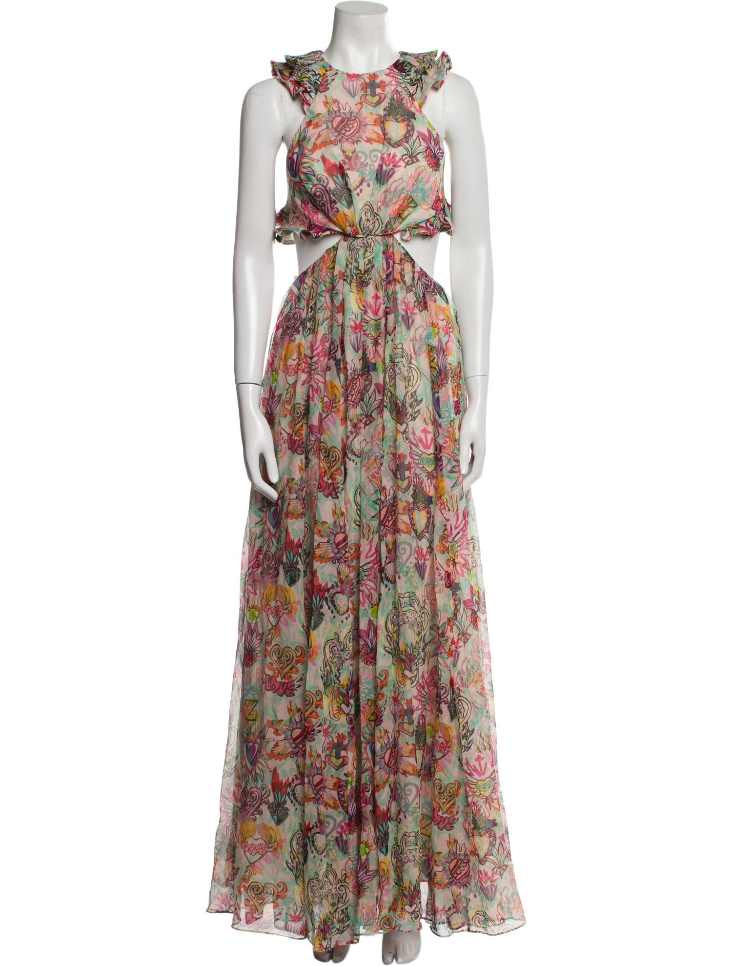 Zimmermann Floral Print Long Dress