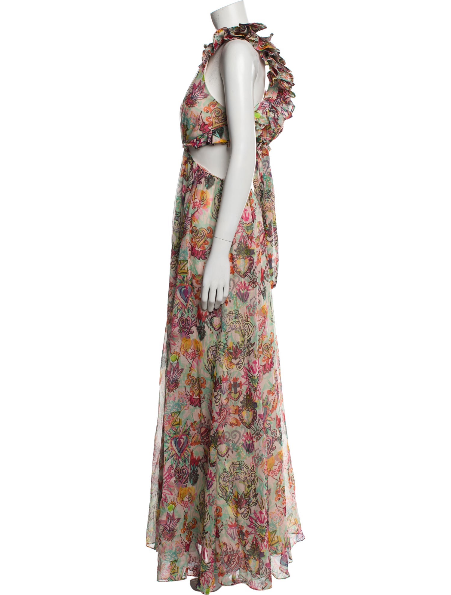 Zimmermann Floral Print Long Dress