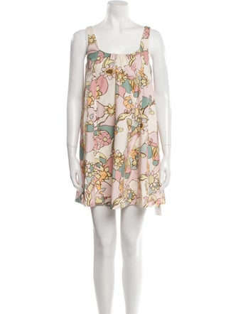 Zimmermann Floral Print Mini Dress