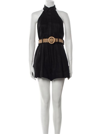 Zimmermann Linen Halterneck Romper