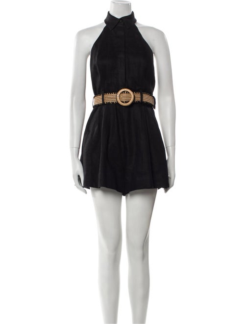 Zimmermann Linen Halterneck Romper