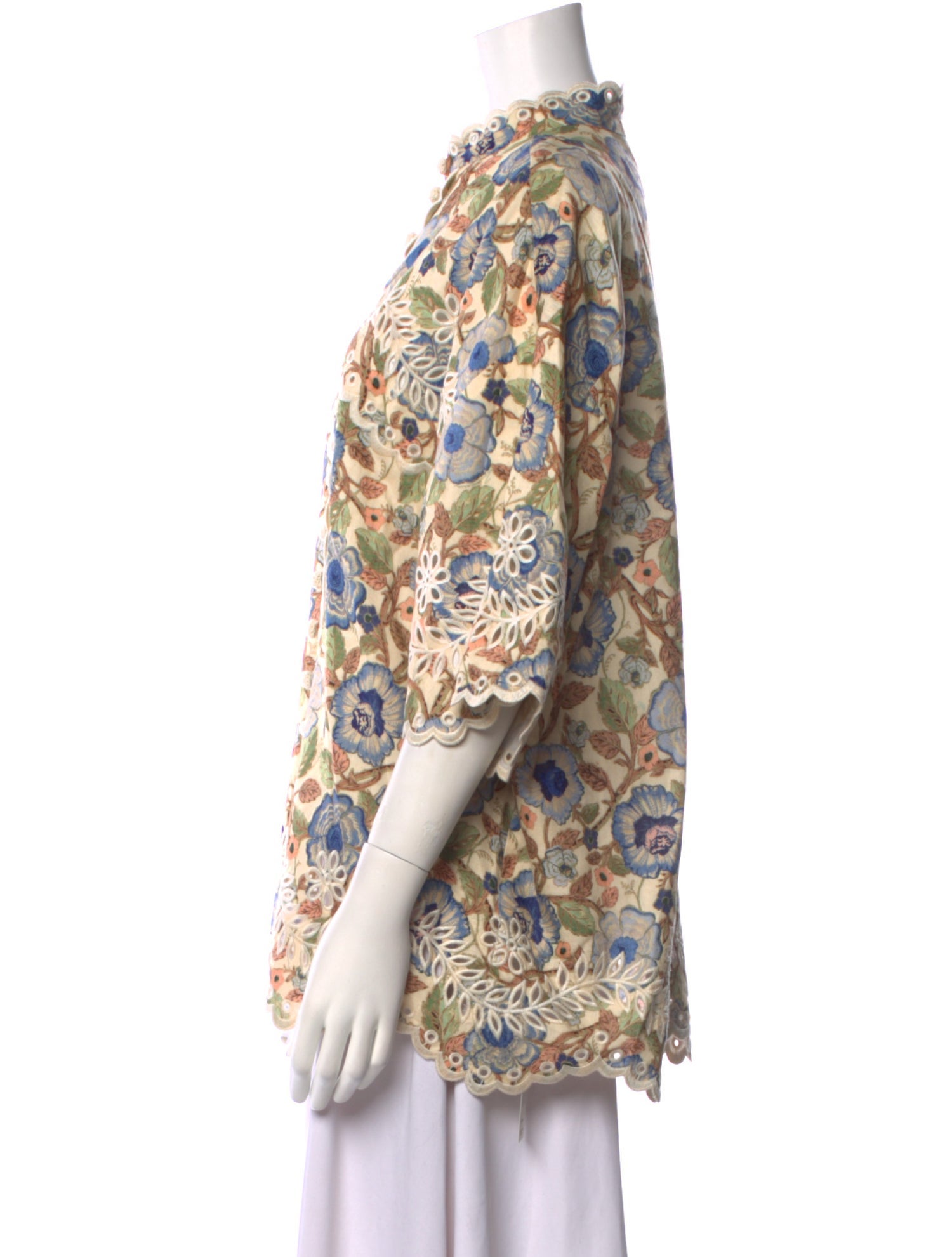 Zimmermann Linen Printed Blouse