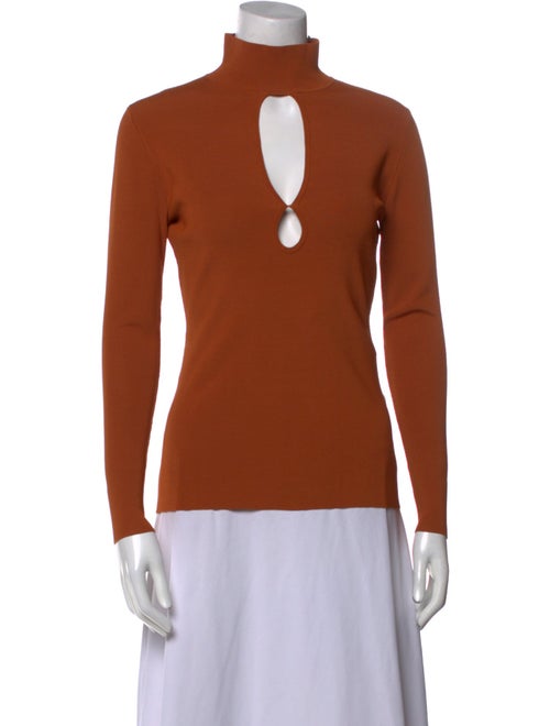 Zimmermann Turtleneck Long Sleeve Top