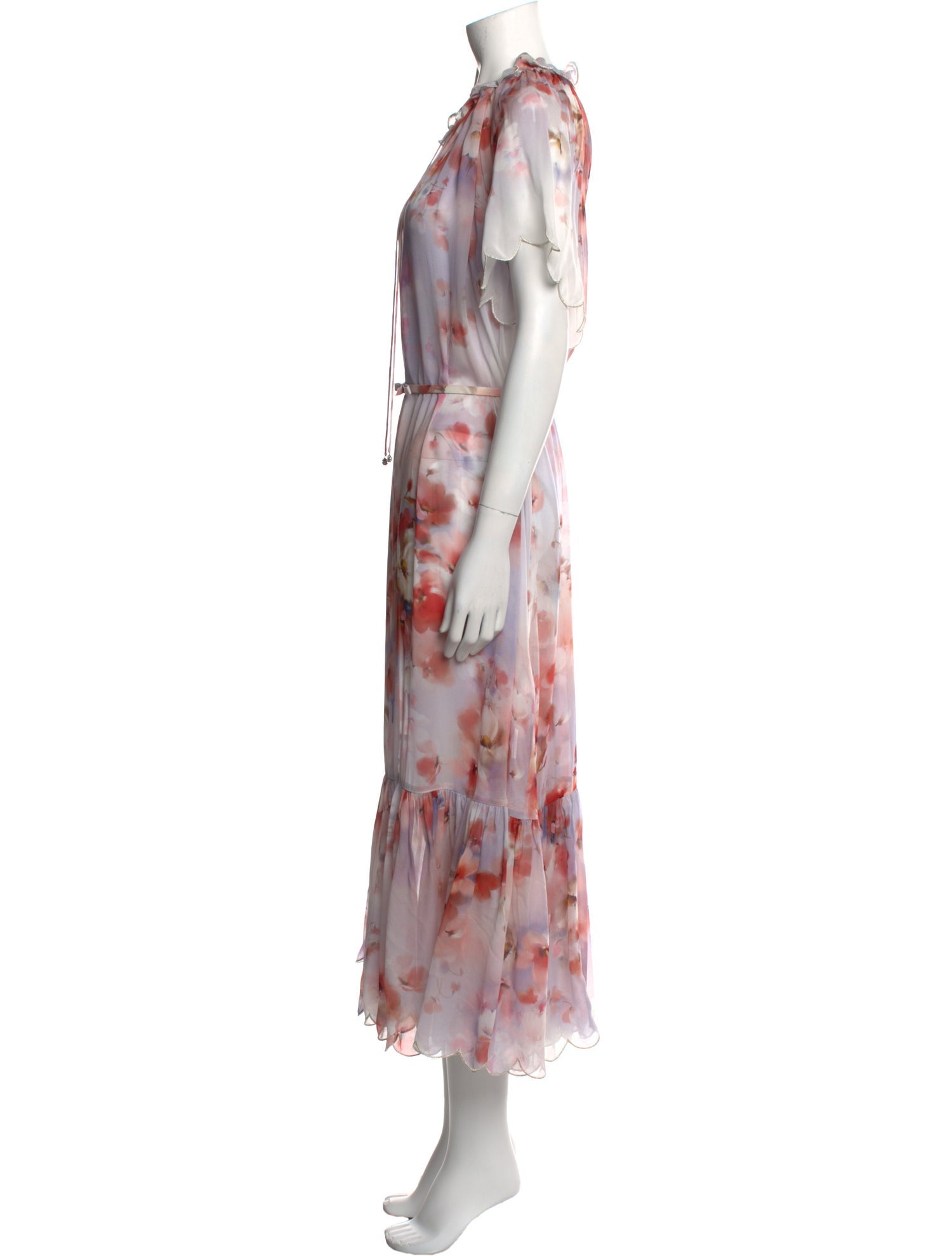 Zimmermann Floral Print Long Dress