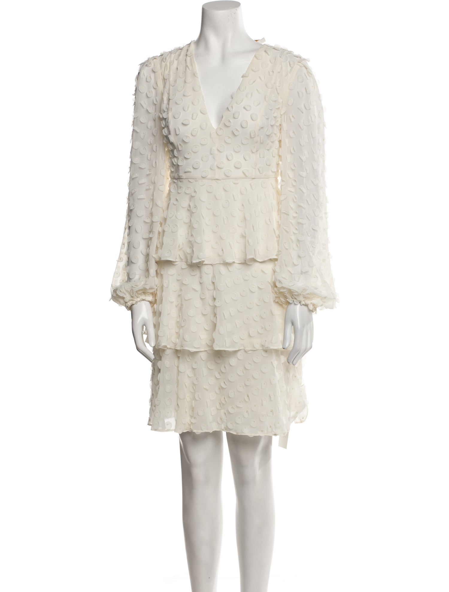 Zimmermann Lace Pattern Knee-Length Dress