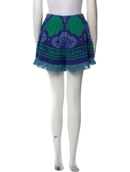Zimmermann Printed Mini Shorts