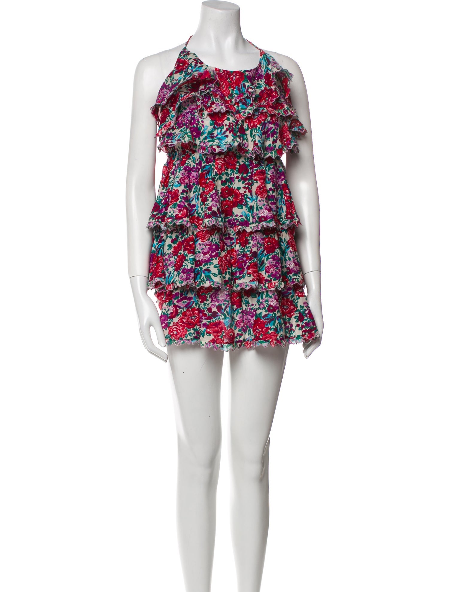Zimmermann Floral Print Mini Dress