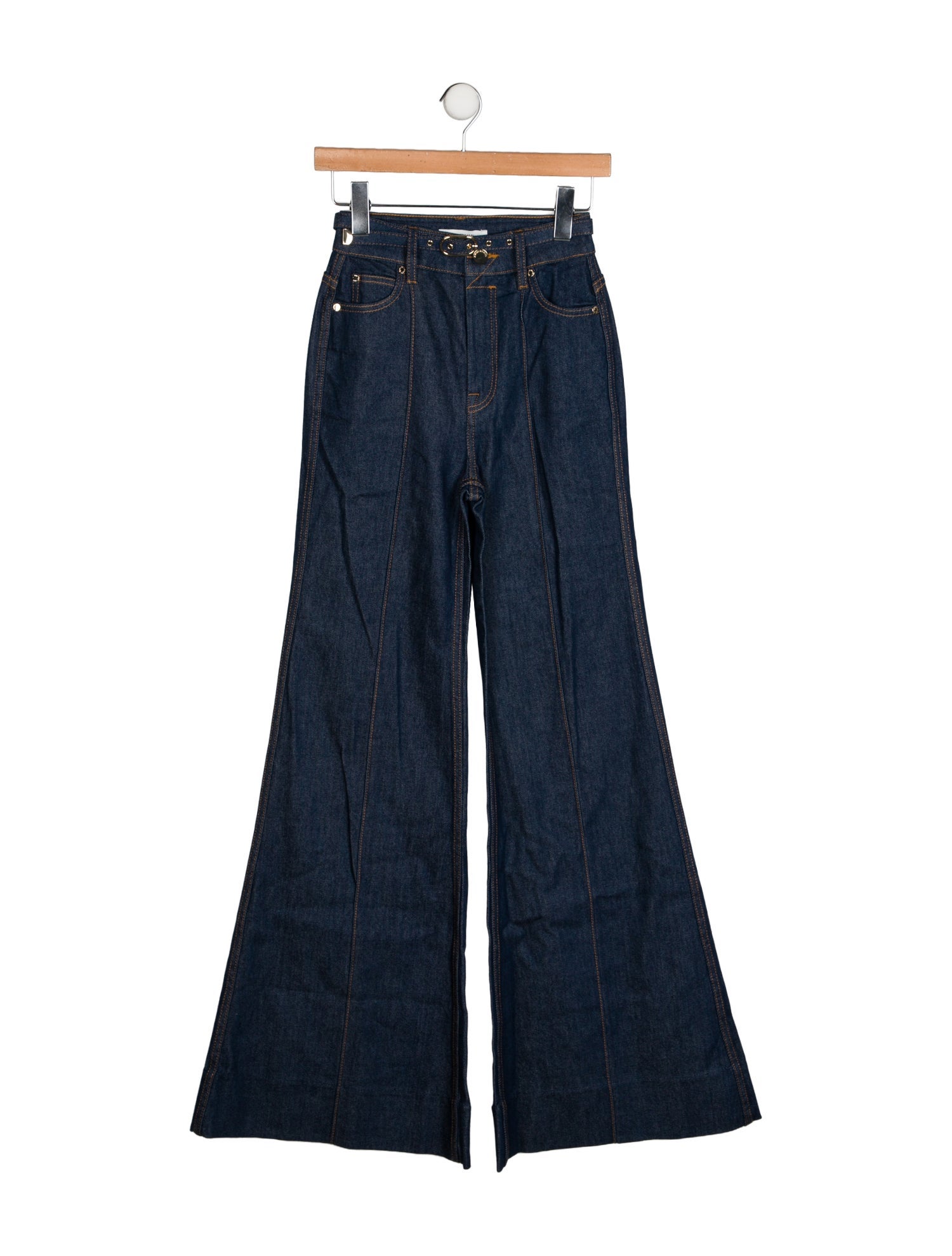 Zimmermann High-Rise Wide Leg Jeans w/ Tags