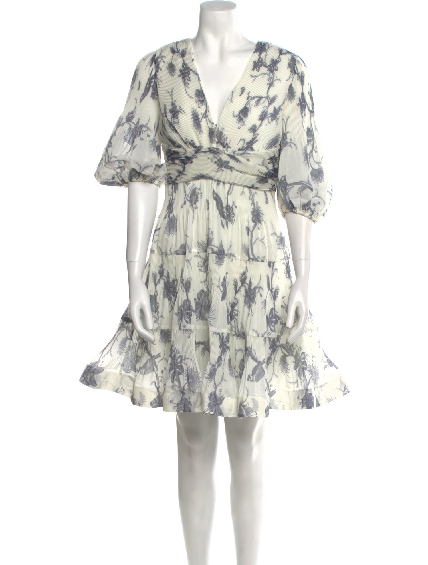 Zimmermann Printed Knee-Length Dress w/ Tags