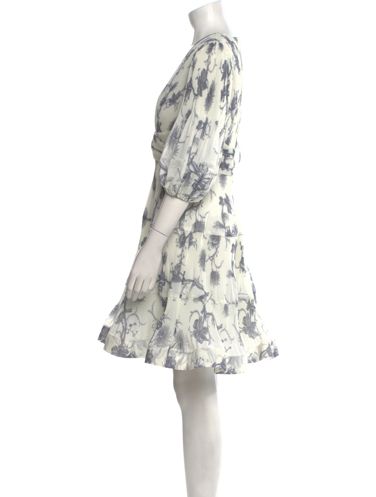 Zimmermann Printed Knee-Length Dress w/ Tags