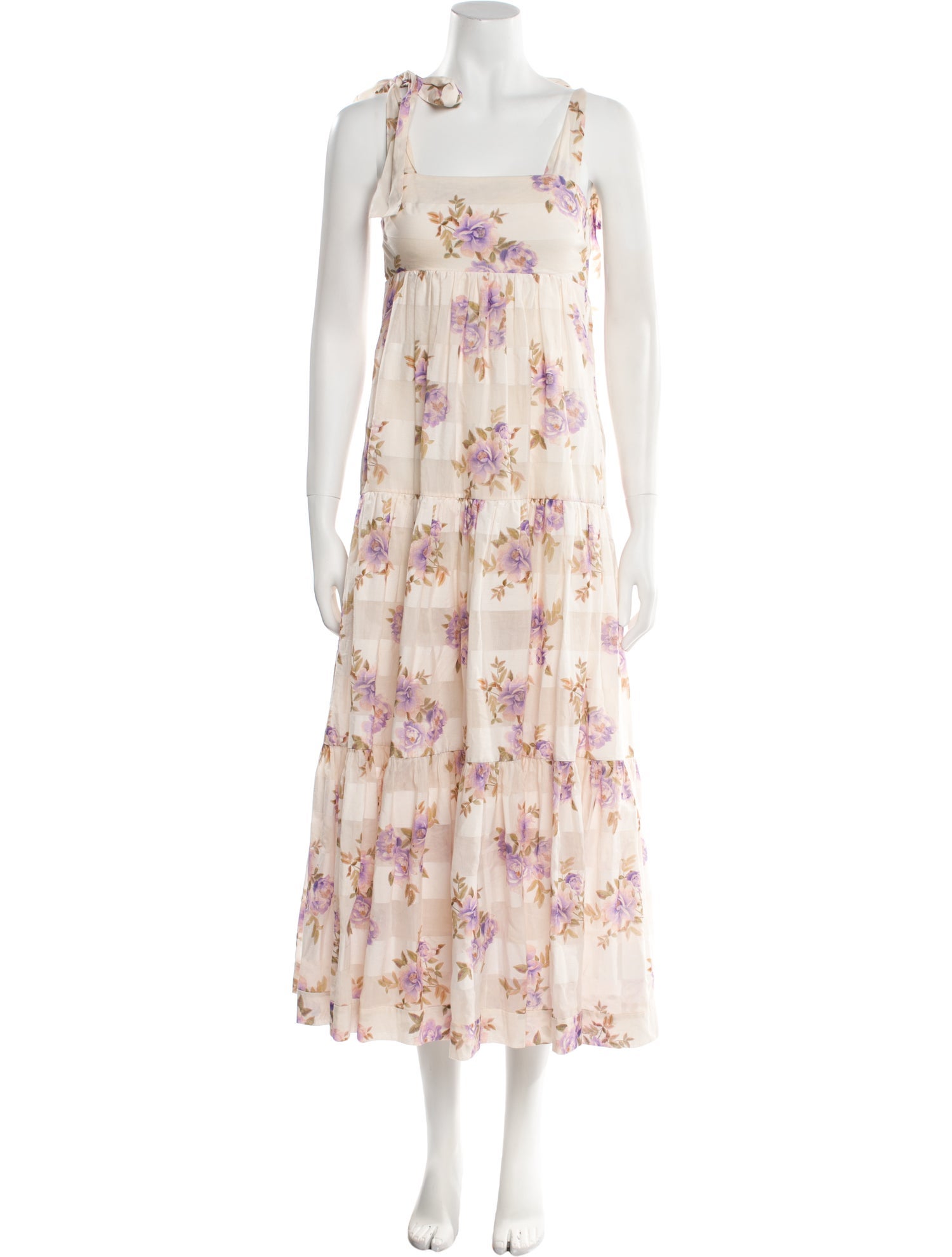 Zimmermann Floral Print Long Dress