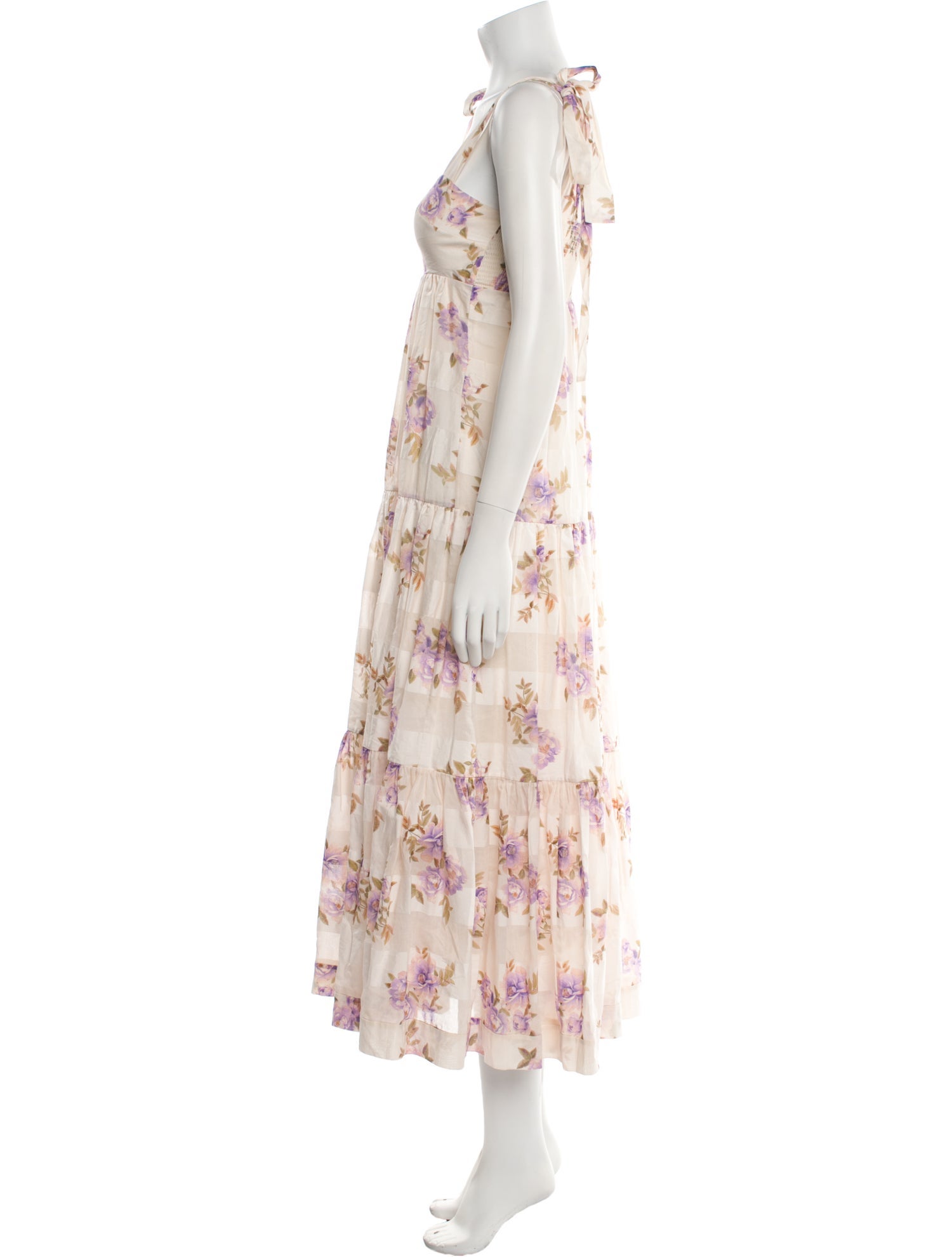 Zimmermann Floral Print Long Dress