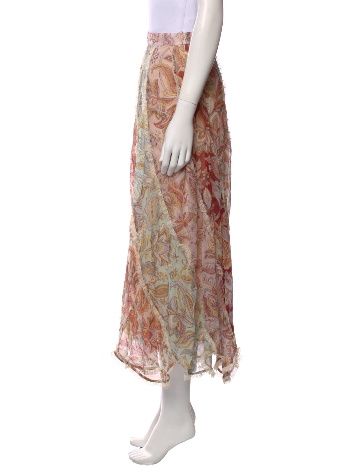 Zimmermann Silk Midi Length Skirt w/ Tags