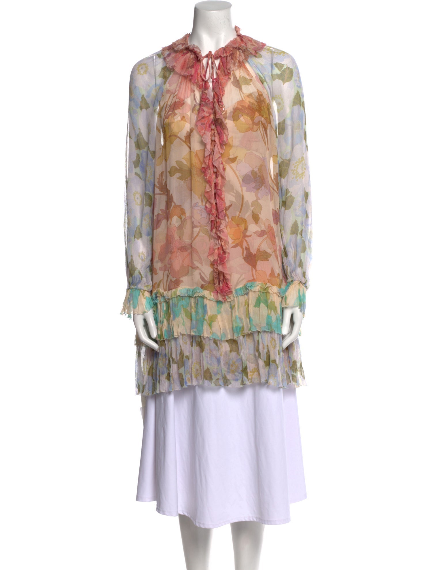 Zimmermann Linen Printed Tunic