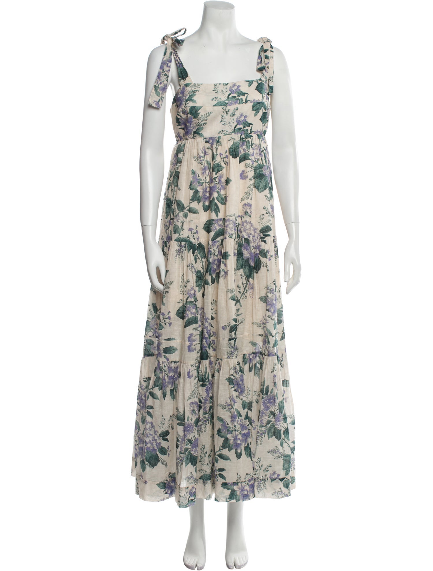 Zimmermann Floral Print Long Dress
