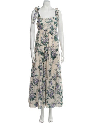 Zimmermann Dresses Floral Print Long Dress L