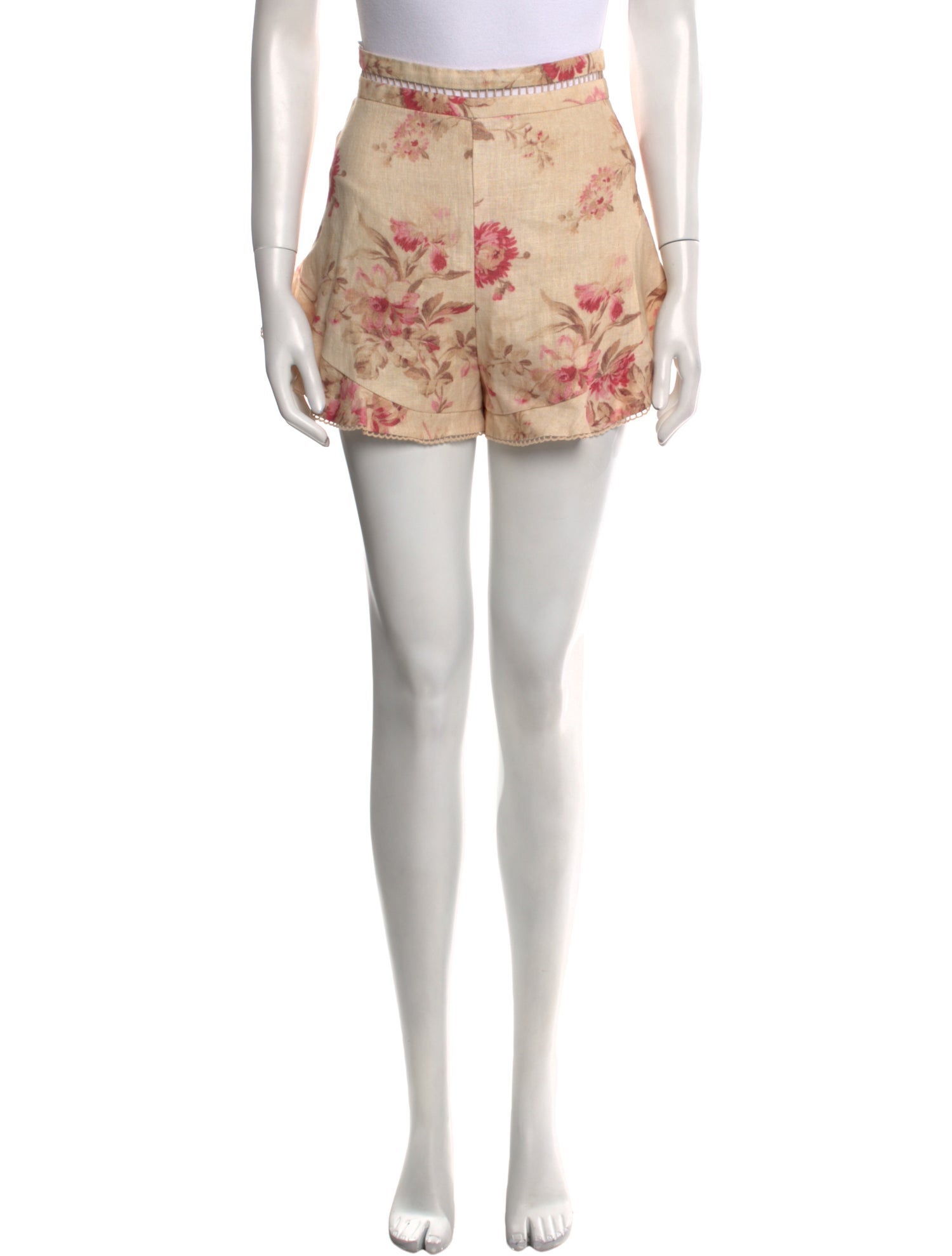 Zimmermann Linen Mini Shorts