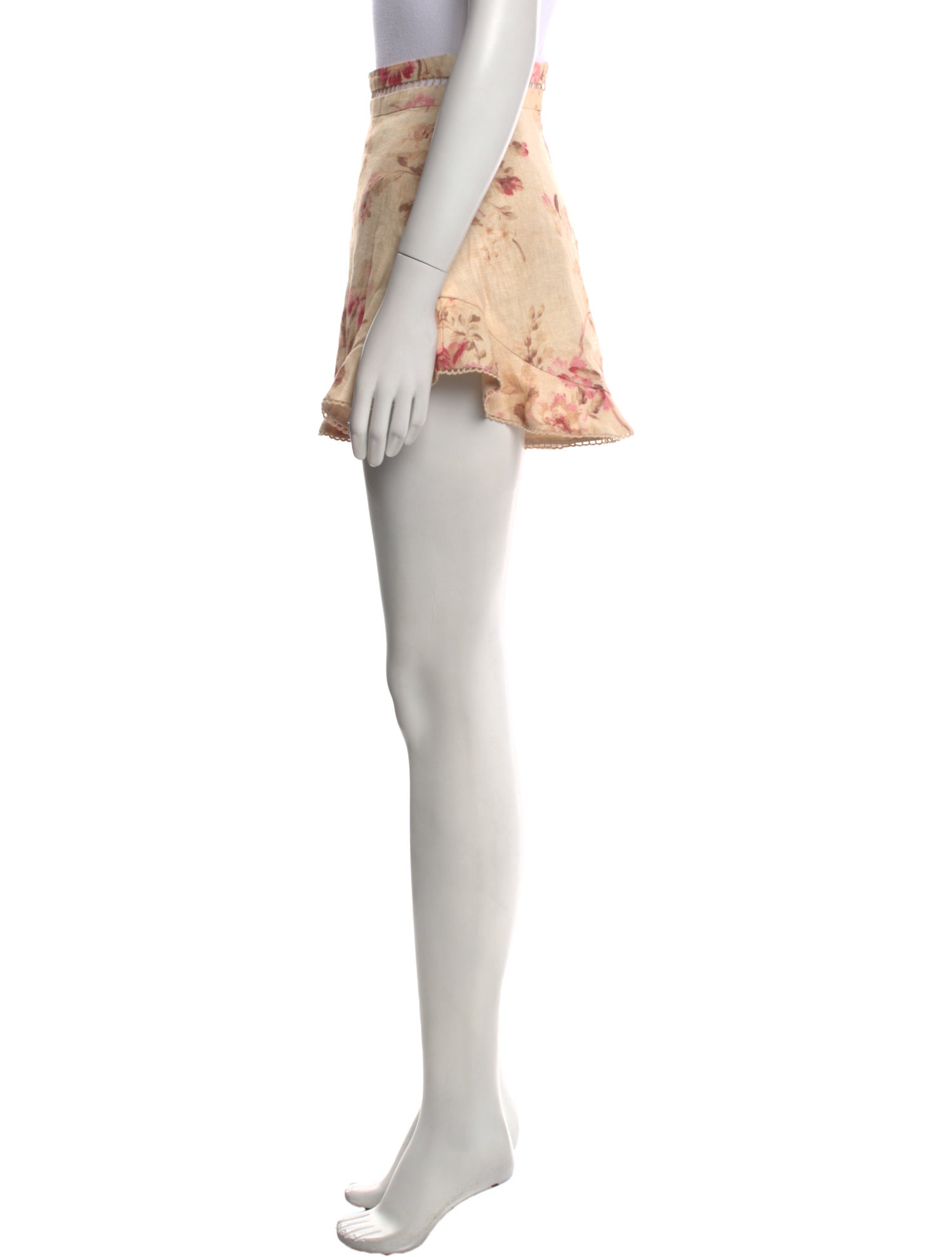 Zimmermann Linen Mini Shorts