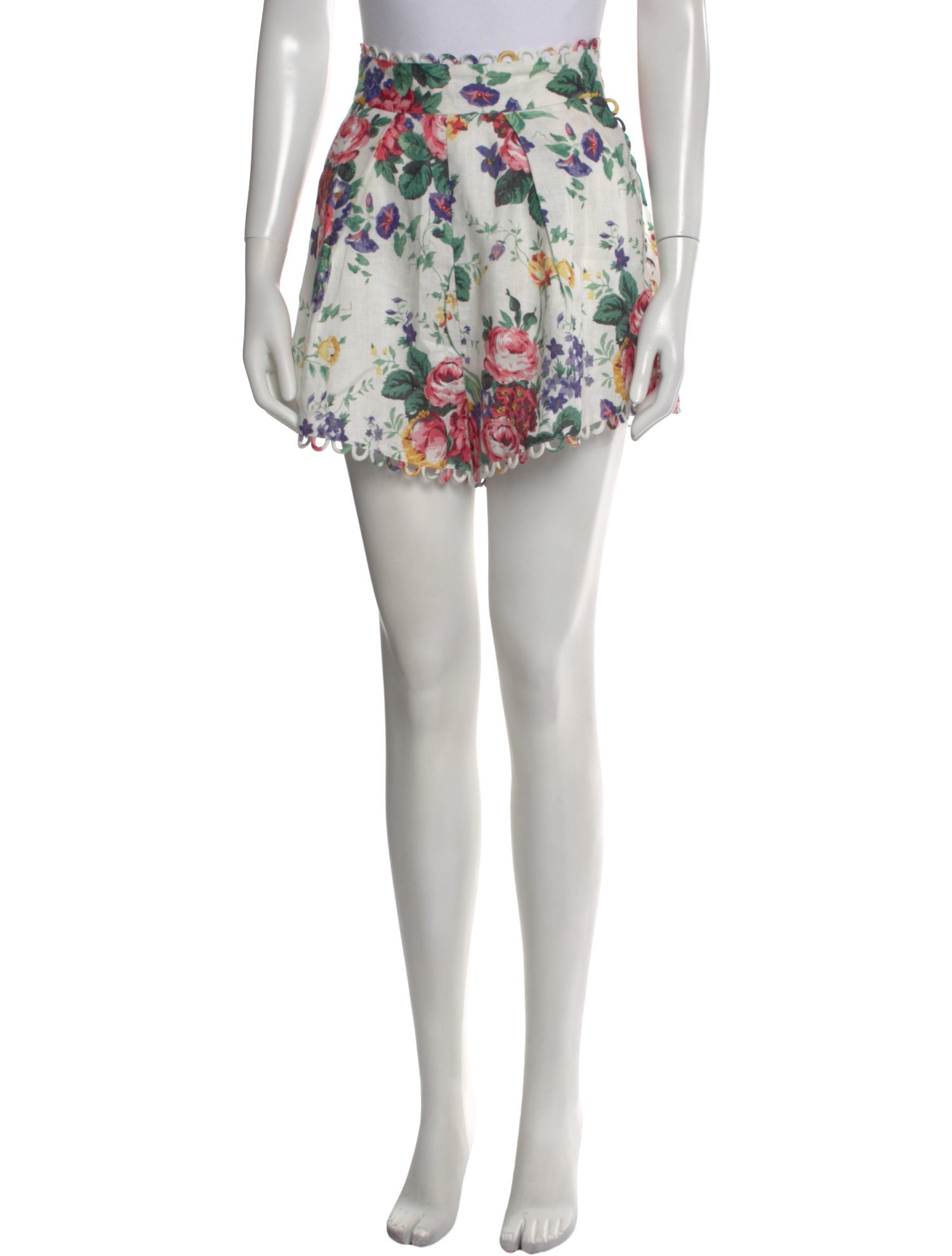 Zimmermann Linen Mini Shorts