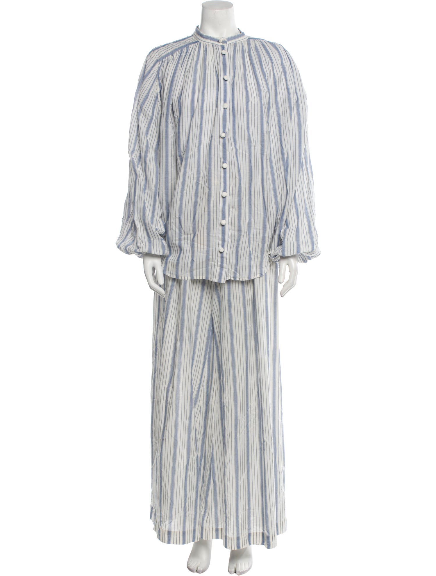 Zimmermann Striped Tassel Accents Pant Set