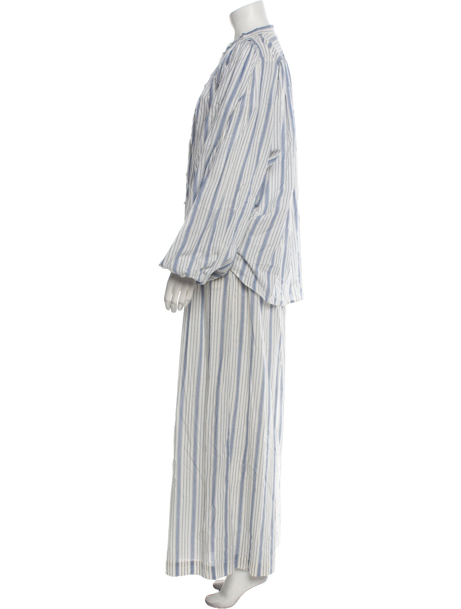 Zimmermann Striped Tassel Accents Pant Set