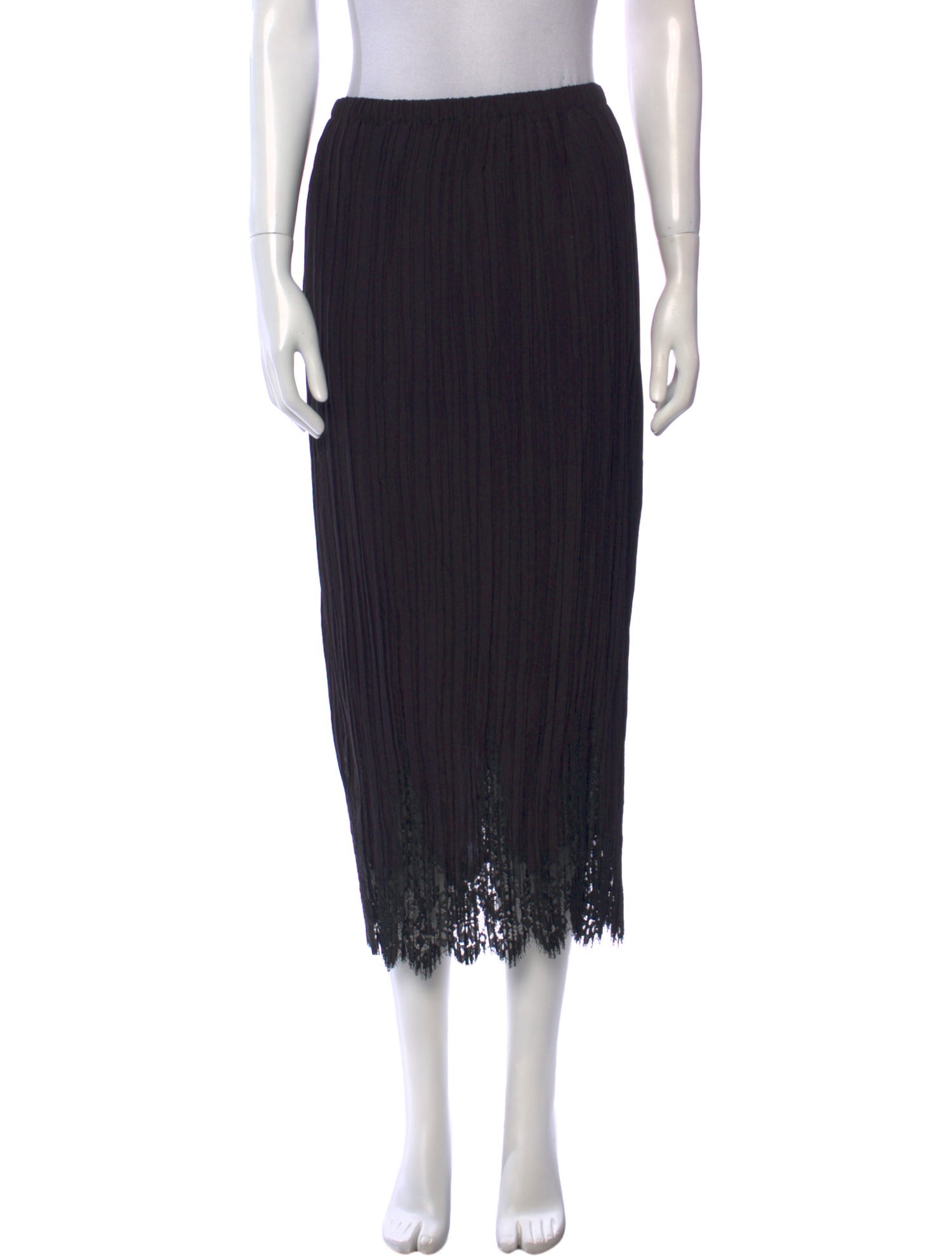 Zimmermann Pleated Accents Midi Length Skirt