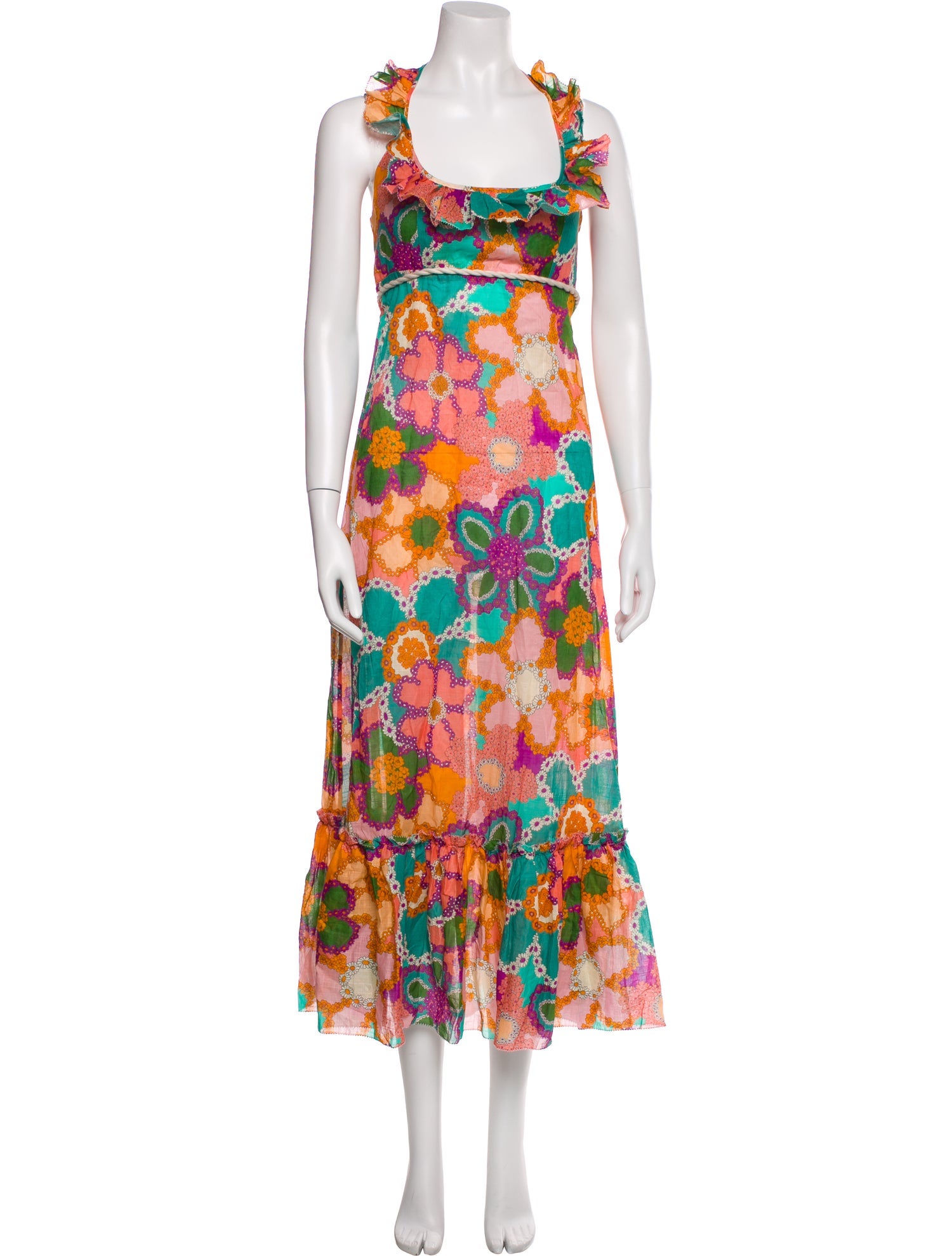 Zimmermann Floral Print Long Dress