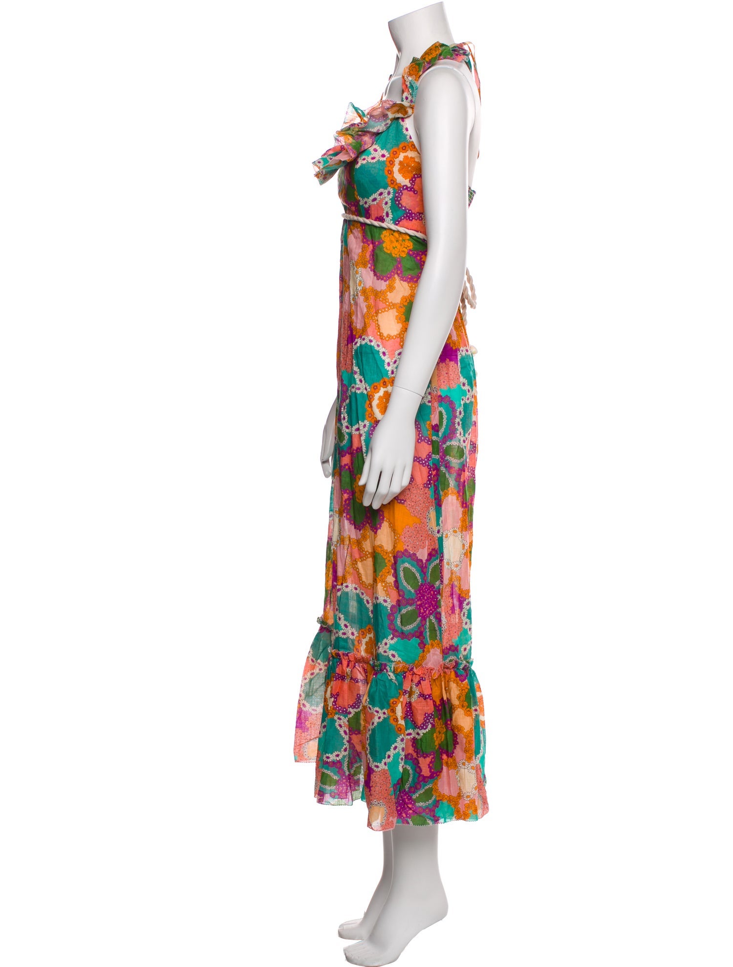 Zimmermann Floral Print Long Dress