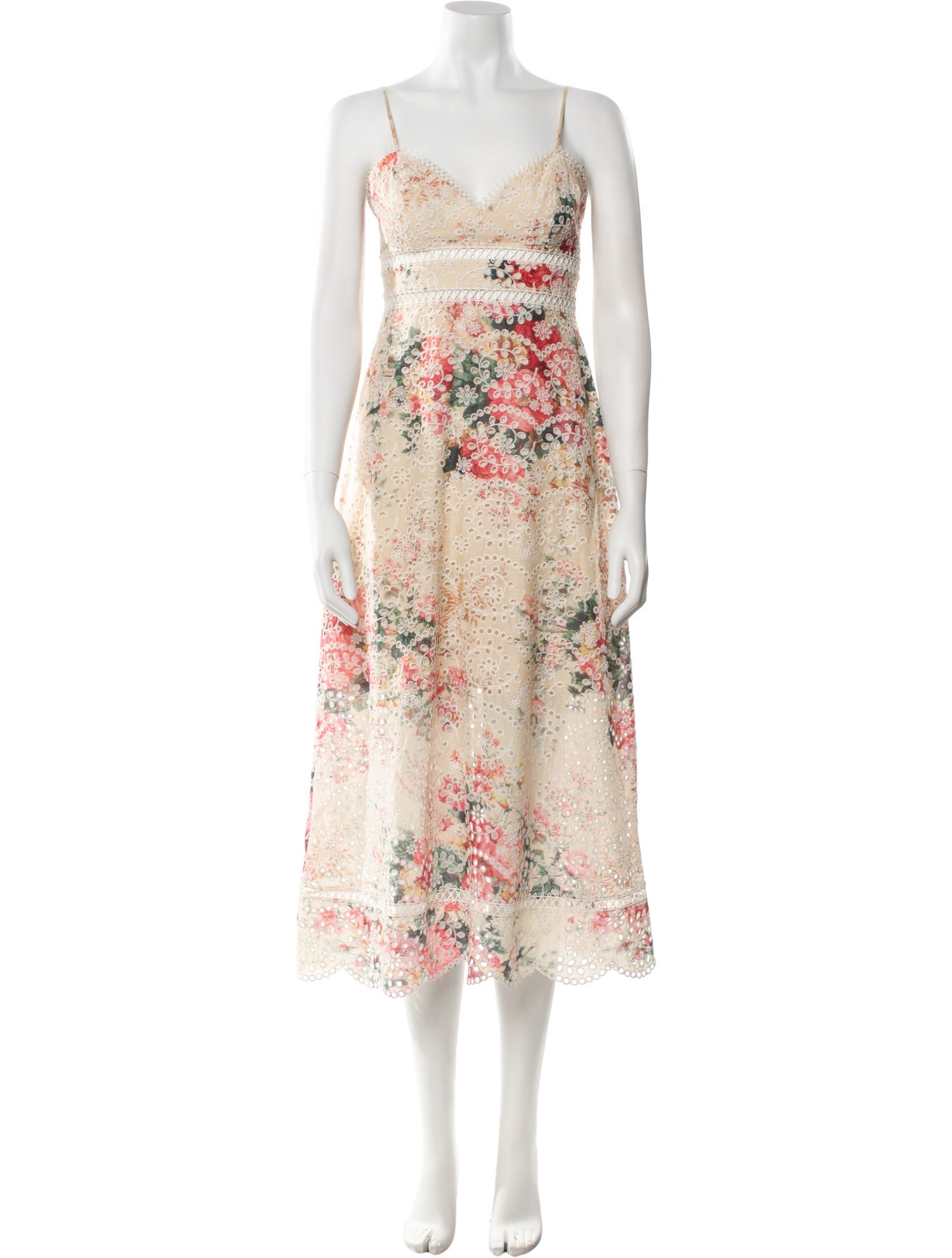 Zimmermann Floral Print Long Dress